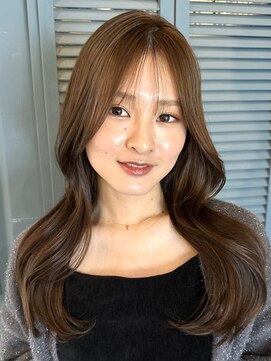 マスカリ(muscali) 星華,小顔,姫カットレイヤー,ラベンダーミルクティー,韓国風巻き