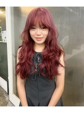 レコ 渋谷(LECO) ロングハイトーンシアーピンク