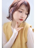 アイナ 銀座(Aina)&nbsp;イヤリングハイライトカラーくびれボブヘア【Aina銀座】