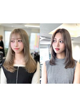 リピーター多数！韓国レイヤーカットで立体感と小顔見せを叶え、大人可愛い雰囲気を演出【三宮】