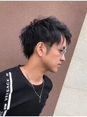ツーブロックショート