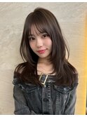暗めカラー/韓国風巻き/レイヤーカット/髪質改善/縮毛矯正/池袋