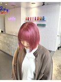 【深みと透明感を両立したピンクカラー】