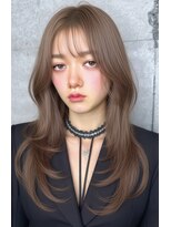 クーエフー(coo et fuu) レイヤーロングレイヤーカット透明感カラー冬カラー