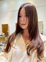 ヘアリゾート粋 リマ 銀座店(lima)&nbsp;ロングレイヤー/ミルクティーベージュ/カール
