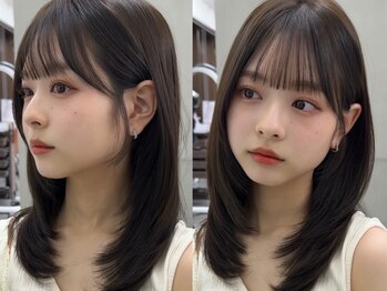 ガーデン 渋谷(GARDEN)の写真/顔周りの似合わせカットで印象UP◎人気の秘密は前髪や顔周りのカット技術にありリピーター多数！渋谷