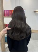 透け感グレージュ