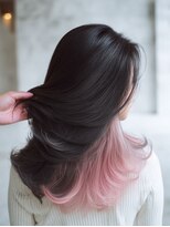 アース 相模大野店(EARTH)&nbsp;20代30代春◎インナーカラーピンク×韓国風くびれ