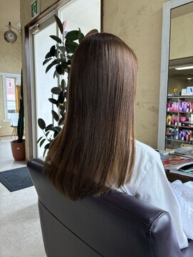 ミニマス(minimus) 髪質改善ストレート × シアーブラウン