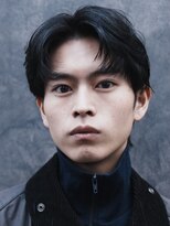 レタッチバイフィフス(RETOUCH by fifth)&nbsp;原宿センターパートニュアンスパーマツーブロックメンズパーマ 