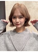 ◆ ブリーチなし/髪質改善/大人ガーリー/ダークアッシュ/ボブ23