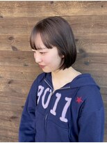 ココロヘアーリリク(Cocolo hair LILIC)&nbsp;ラベンダーグレージュ/ボブ