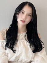 ソラ 広尾店(SORA)&nbsp;ロングレイヤー/ダークグレー/顔周りカット