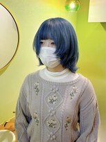 CoL2【コルツー】【4/4 NEW OPEN（予定）】&nbsp;ダブルカラー/ウルフカット/ネイビーブルー