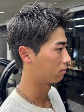 ニコトウキョウ 新宿(nico TOKYO) 刈り上げアップバングスパイキーショートパーマスパイラルパーマ