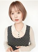 ☆大人可愛い丸みショートボブ☆イメチェン韓国風