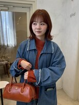 グラッド(glad)&nbsp;オレンジブラウン外ハネボブ