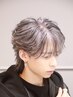カット＋ブリーチ1～2回＋デザインカラー [新潟/万代/ハイトーンカラー]