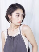 デイジー インデックスヘア 大島店(DAISY index hair) DAISY大島店 耳かけ クールショート ボブルフ ピンクベージュ