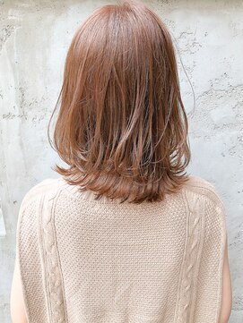 キリ 表参道(kyli) 外ハネボブデザインカラーローライト厚めバングスリークボブ