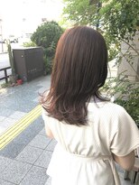 ニコアヘアデザイン(Nicoa hair design) ブリーチなしのピンク系カラー