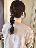 パーマ ×   ヘアアレンジ