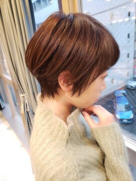 ロンドプロフィール 浦和(Lond profil) 浦和ショートヘアショートカット韓国白髪ぼかし白髪染めボブ