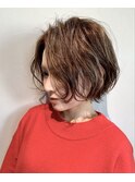 シースルーボブ