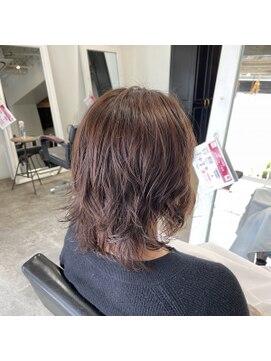 ミラバイグリーン(Mira by green) 【担当YU】無造作なコテ巻き風パーマ01