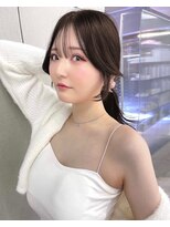 ユー(juu.)&nbsp;【juu.】chocolat greige×シースルーくびれヘア