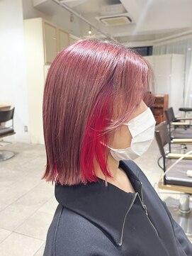 ネオリーブカップ 町田店(Neolive capu) ボブ×インナーカラー