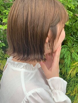 サラジュ 川西店(SARAJU) 外ハネボブ×まろやかブラウン