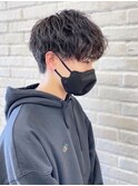 王道2ブロマッシュ×ツイストスパイラルパーマ