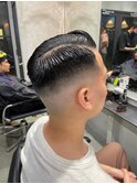バーバー 刈り上げショート/アップバング/フェードカット