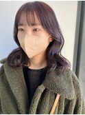 ダブルカラーピンクアッシュケアブリーチハイトーン髪質改善
