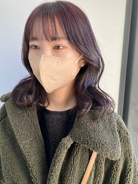 マザー(MOTHER) ダブルカラーピンクアッシュケアブリーチハイトーン髪質改善