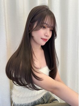 ボタン 熊本(VOTAN)の写真/1ミリ単位でこだわる前髪・顔まわりのカット◇結んでも可愛い似合わせスタイルで、　お悩みも解決へ導く◎