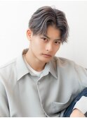 カルマパーマ/ベリーショート/ダークアッシュ/ニュアンスパーマ