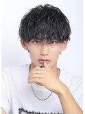 前下がりマッシュウルフ×縦落ちツイスパ