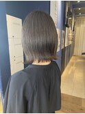 切りっぱなしナチュラルボブ