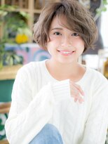 カバーヘア ブリス 上尾西口店(COVER HAIR bliss)&nbsp;斜めバングハイライト小顔抜け感ショートボブh3上尾20代30代40代