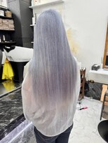 チュダック(ChuDuck)&nbsp;韓国風《ペールブルー》ハイトーン/ケアブリーチ/ダブルカラー