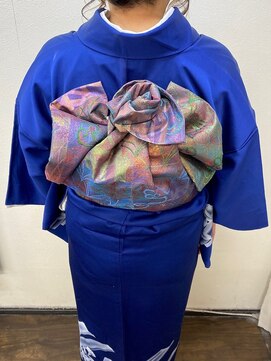 ヘアセットアップス(UP's) 『訪問着着付け(お太鼓)＋ヘアセット』※帯アレンジは追加料金