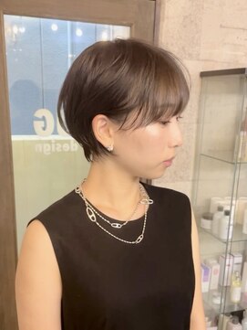 プラグ ヘアーデザイン 大名店(PLUG hair design) シースルーショート