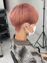 エルマーク 神戸三宮(L-MARK) マッシュナチュラルカラーマッシュメンズヘアカラーツーブロック