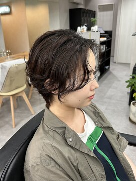 クム 横浜(qumu) 【qumu MARIKO】ニュアンスパーマ×ショート