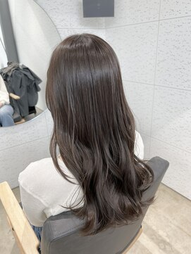 ビーヒアナウ N゜03 金沢駅西店(BE HERE NOW) 髪質改善カラー/オリーブブラウン