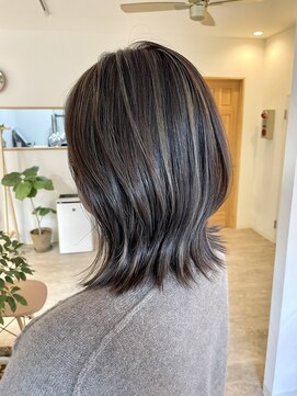 ギフト(Gift. hair&spa) 【Gift.hair&spa】ハイライト×外ハネレイヤー