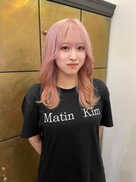 ヘアーアイスカルテット(HAIR ICI QUARTET) 20代30代◎韓国風レイヤーカットハイトーンピンク顔周り