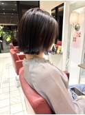 人気ボブ　短め外ハネボブ［ボブ/髪質改善/学割］